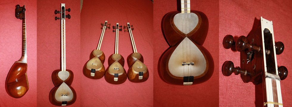 Tar handle and tuning pegs